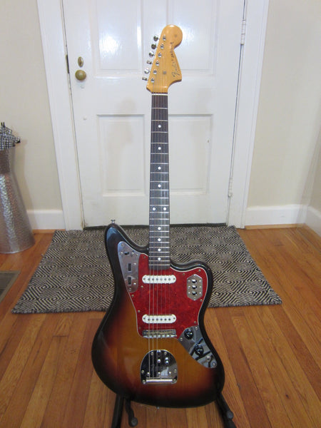 1994 Fender Japan MIJ JG-66 '66 Reissue Jaguar | 3-Tone Sunburst, Fantastic  Condition