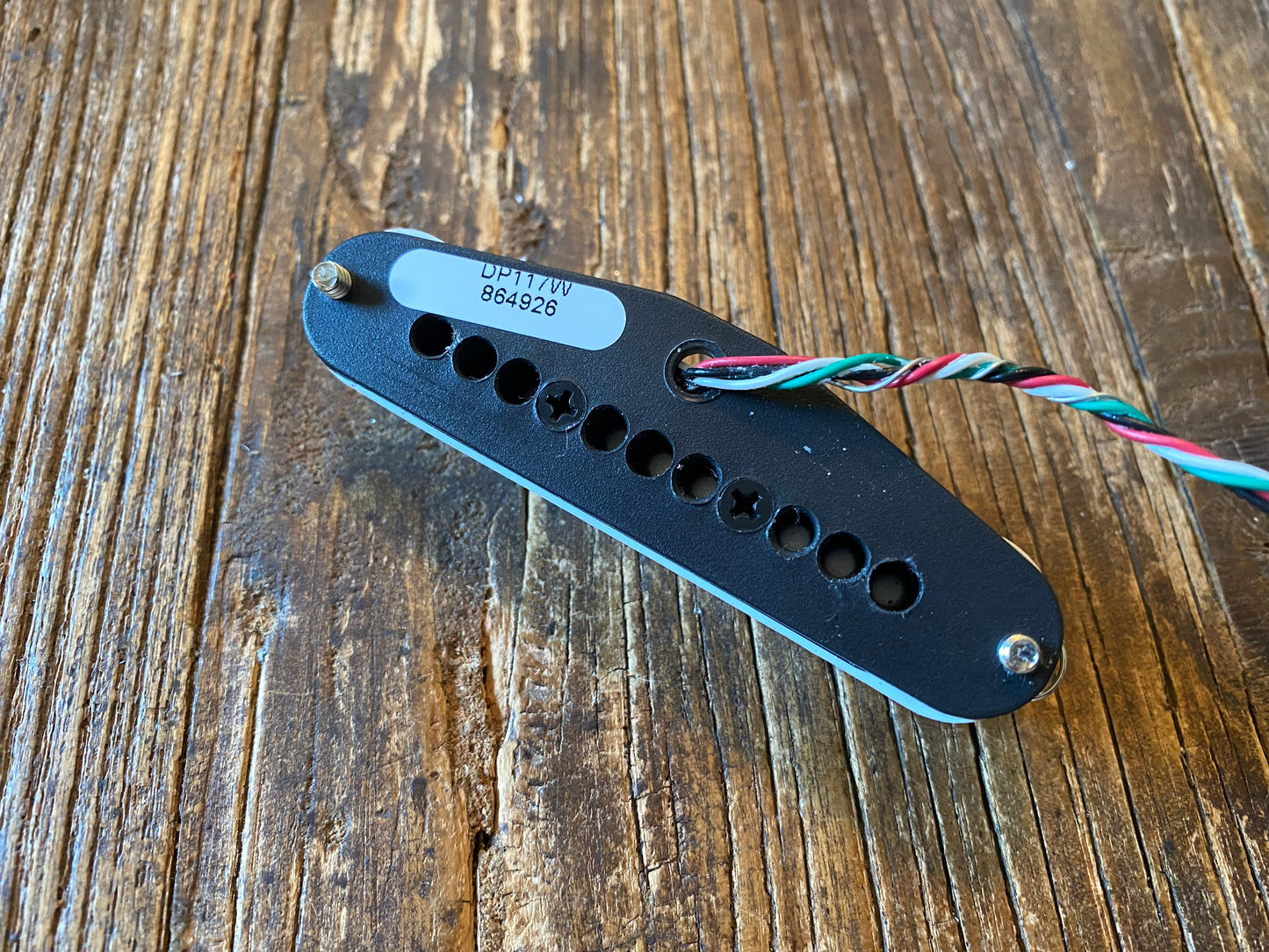 Dimarzio DP117W HS-3 Single Coil White | Great Condition, Long Leads