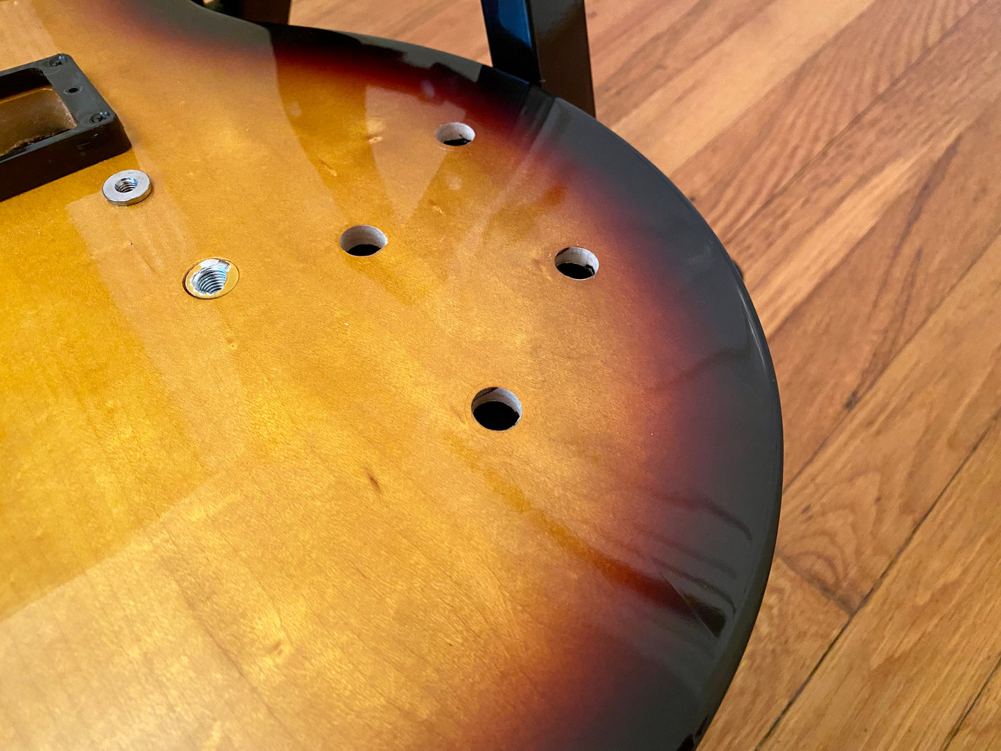 2016 Les Paul Studio HP Body & Neck Husk | Fireburst, Zero Fret, Fast Access Heel, Very Clean