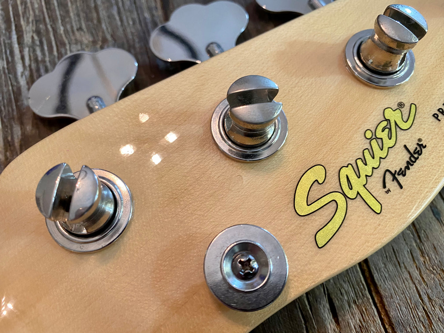 2008 Squier by Fender Classic Vibe 50s Precision Bass Neck + Tuners | Maple w/ Telecaster Headstock