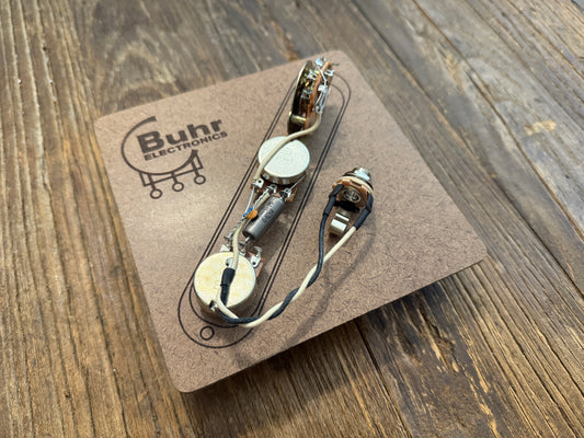 Limited Run | HH Telecaster Wiring Kit | Bourns Low-Friction 500 kΩ Pots, K40Y-9 .015 µF Cap, Treble Bleed