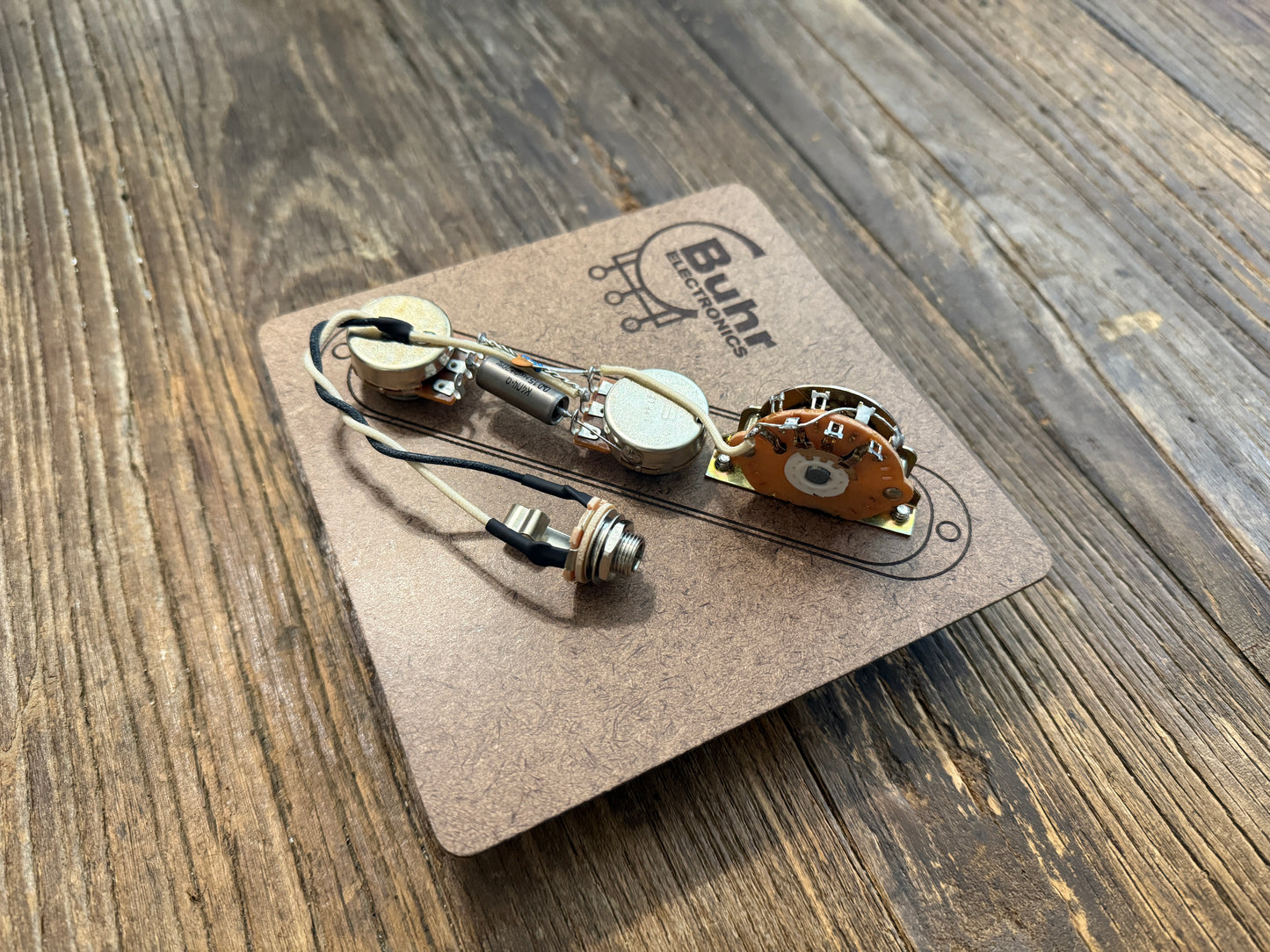 Limited Run | HH Telecaster Wiring Kit | Bourns Low-Friction 500 kΩ Pots, K40Y-9 .015 µF Cap, Treble Bleed