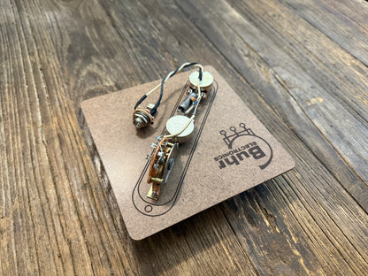 Limited Run | HH Telecaster Wiring Kit | Bourns Low-Friction 500 kΩ Pots, K40Y-9 .015 µF Cap, Treble Bleed