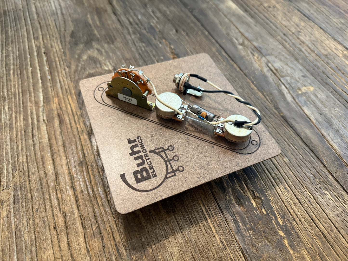 Limited Run | HH Telecaster Wiring Kit | Bourns Low-Friction 500 kΩ Pots, K40Y-9 .015 µF Cap, Treble Bleed
