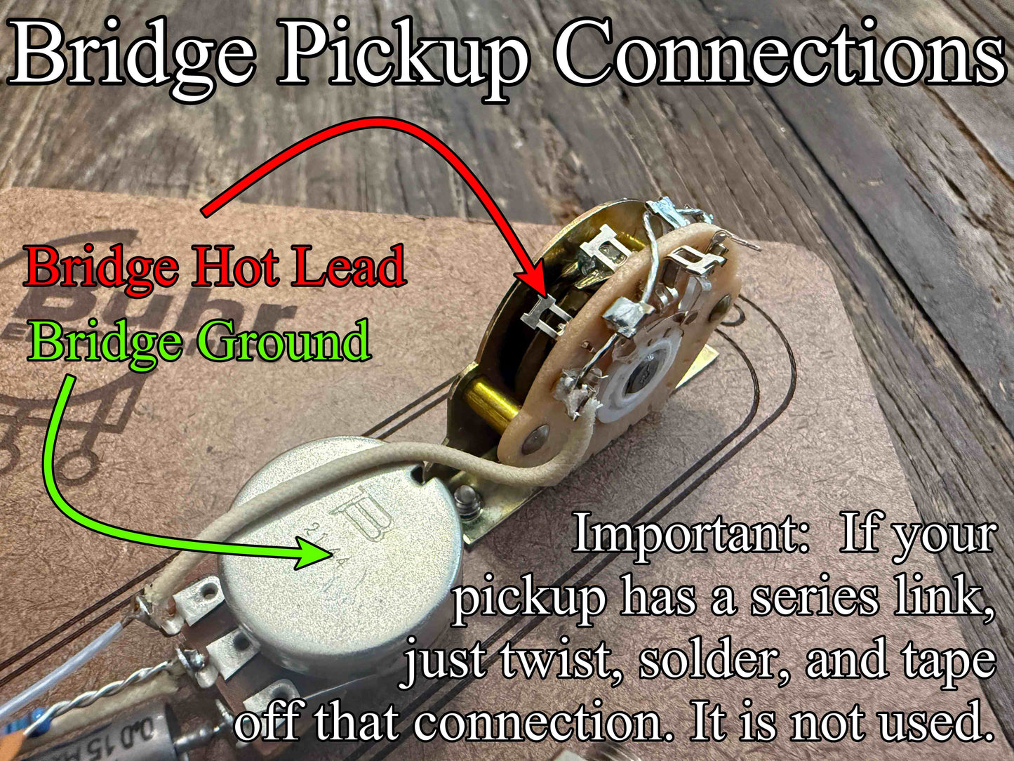 Limited Run | HH Telecaster Wiring Kit | Bourns Low-Friction 500 kΩ Pots, K40Y-9 .015 µF Cap, Treble Bleed