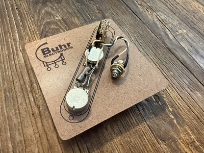 Limited Run | HH Telecaster Wiring Kit | Bourns Low-Friction 500 kΩ Pots, K40Y-9 .015 µF Cap, Treble Bleed