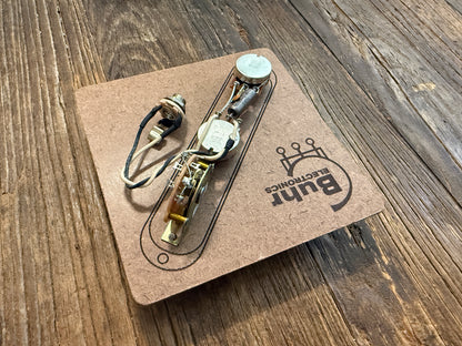 Limited Run | HH Telecaster Wiring Kit | Bourns Low-Friction 500 kΩ Pots, K40Y-9 .015 µF Cap, Treble Bleed