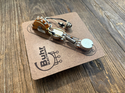 Limited Run | HH Telecaster Wiring Kit | Bourns Low-Friction 500 kΩ Pots, K40Y-9 .015 µF Cap, Treble Bleed