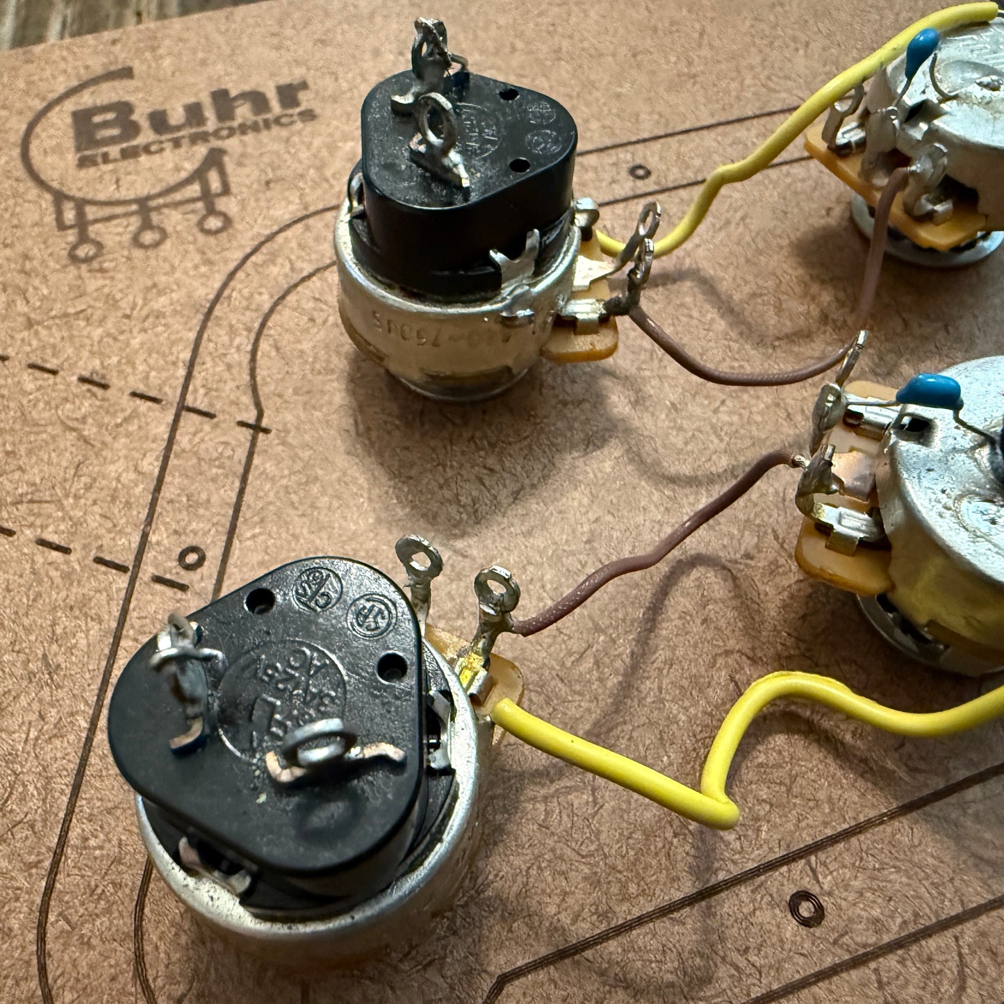 2010s Gibson USA Les Paul Wiring Harness | Traditional Pro, Coil Split Volumes