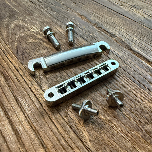 Gibson USA Tune-o-matic Bridge / Stop Bar Set | Chrome