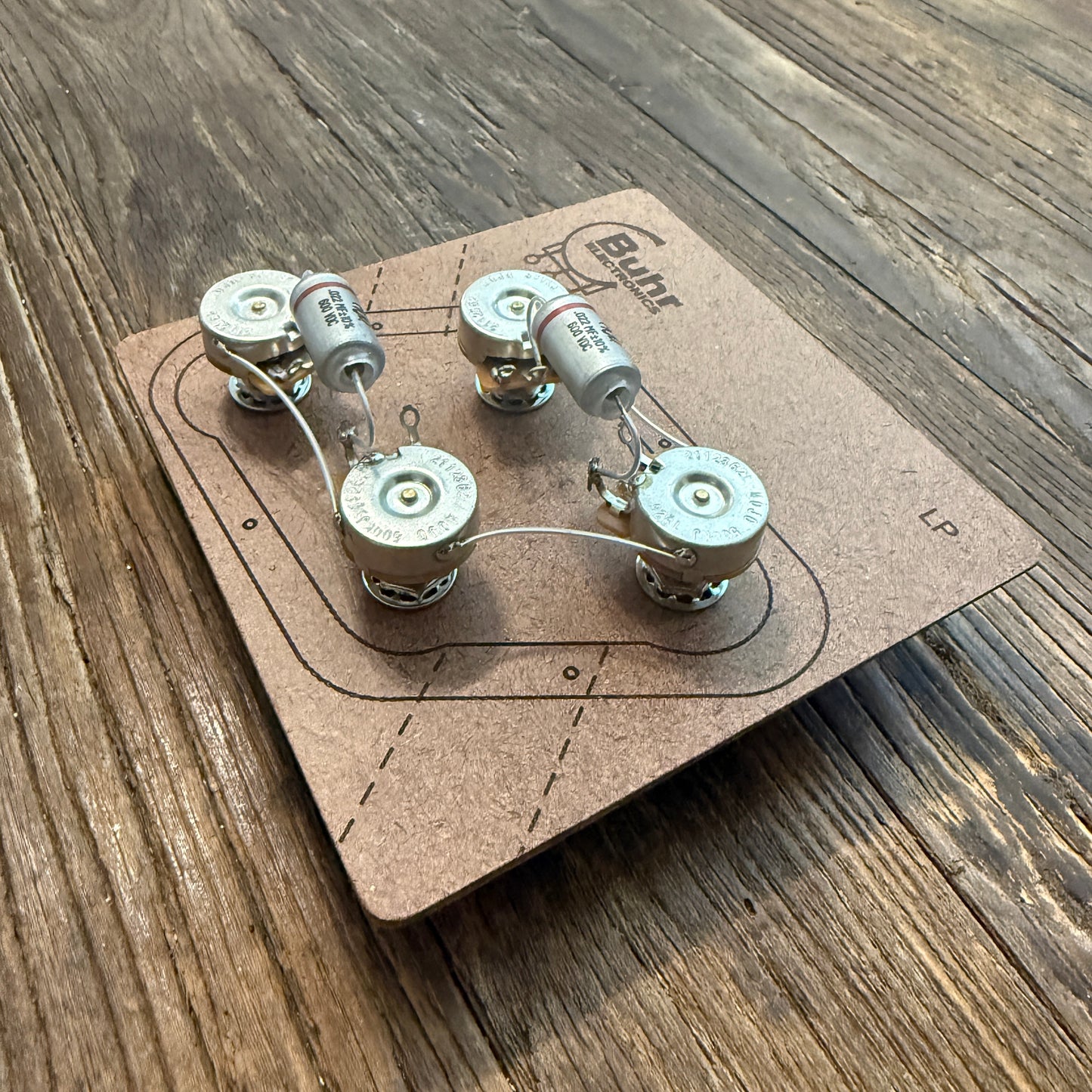 Les Paul Wiring Harness | Mojotone Vintage Taper, MOD Oil-Filled Capacitors