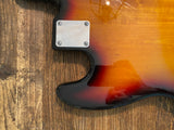 2009 Squier by Fender Vintage Modified Fretless Jazz Bass Body + Hardware | 3-Tone Sunburst