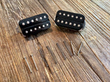 Gibson USA '57 Classic PAF Humbucker Set | Double Black, Long Leads, Springs & Screws