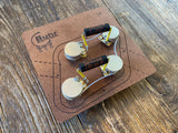 Les Paul 50s Style Wiring Kit | CTS / WD Music Custom Taper Potentiometers, Luxe Radio Black Beauty Oil-Filled Capacitors