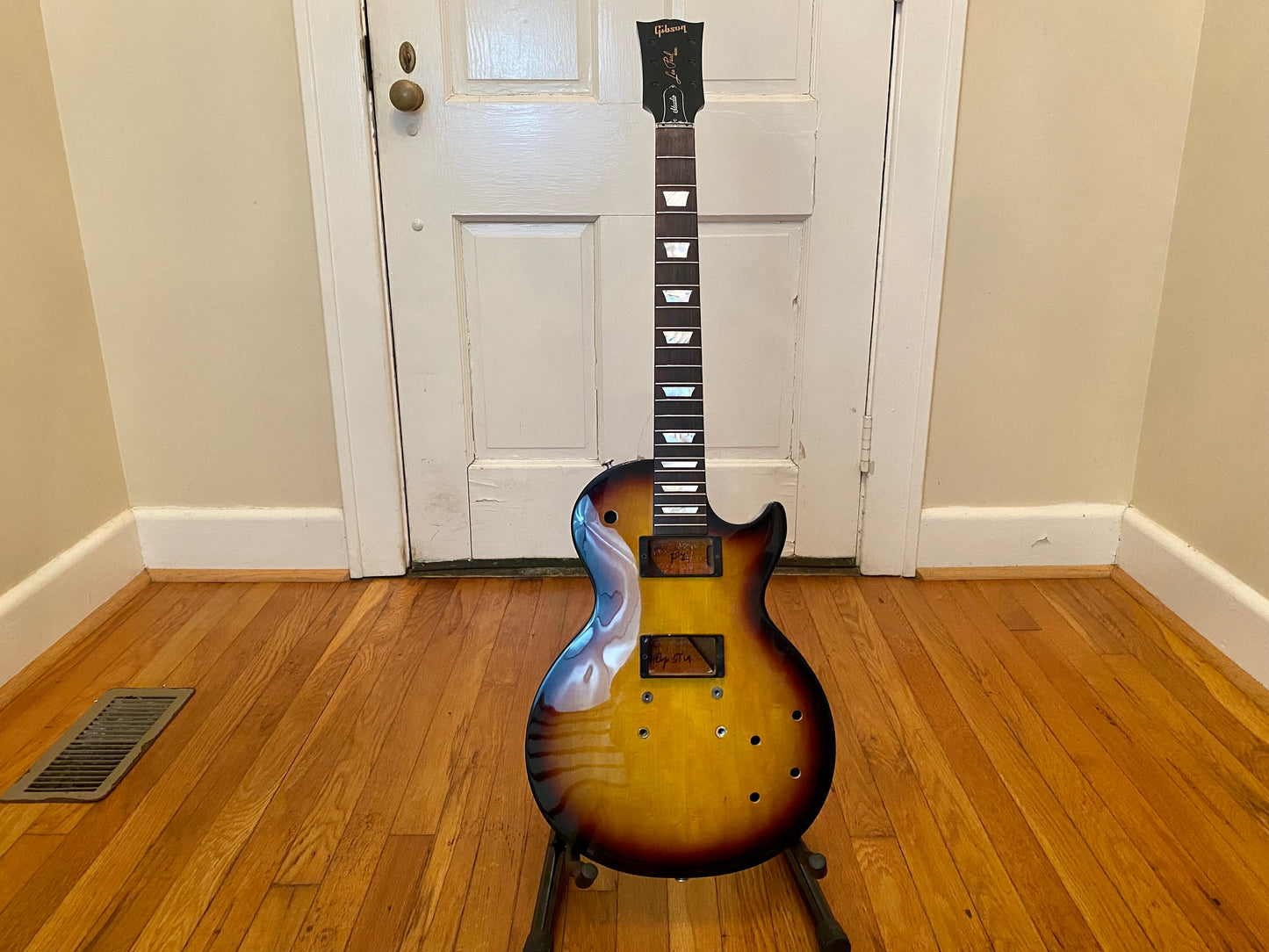 2016 Les Paul Studio HP Body & Neck Husk | Fireburst, Zero Fret, Fast Access Heel, Very Clean