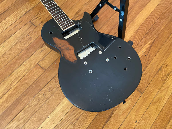 2012 Gibson Les Paul Special Husk Body & Neck | Faded Ebony, P90s. 5.4 lbs