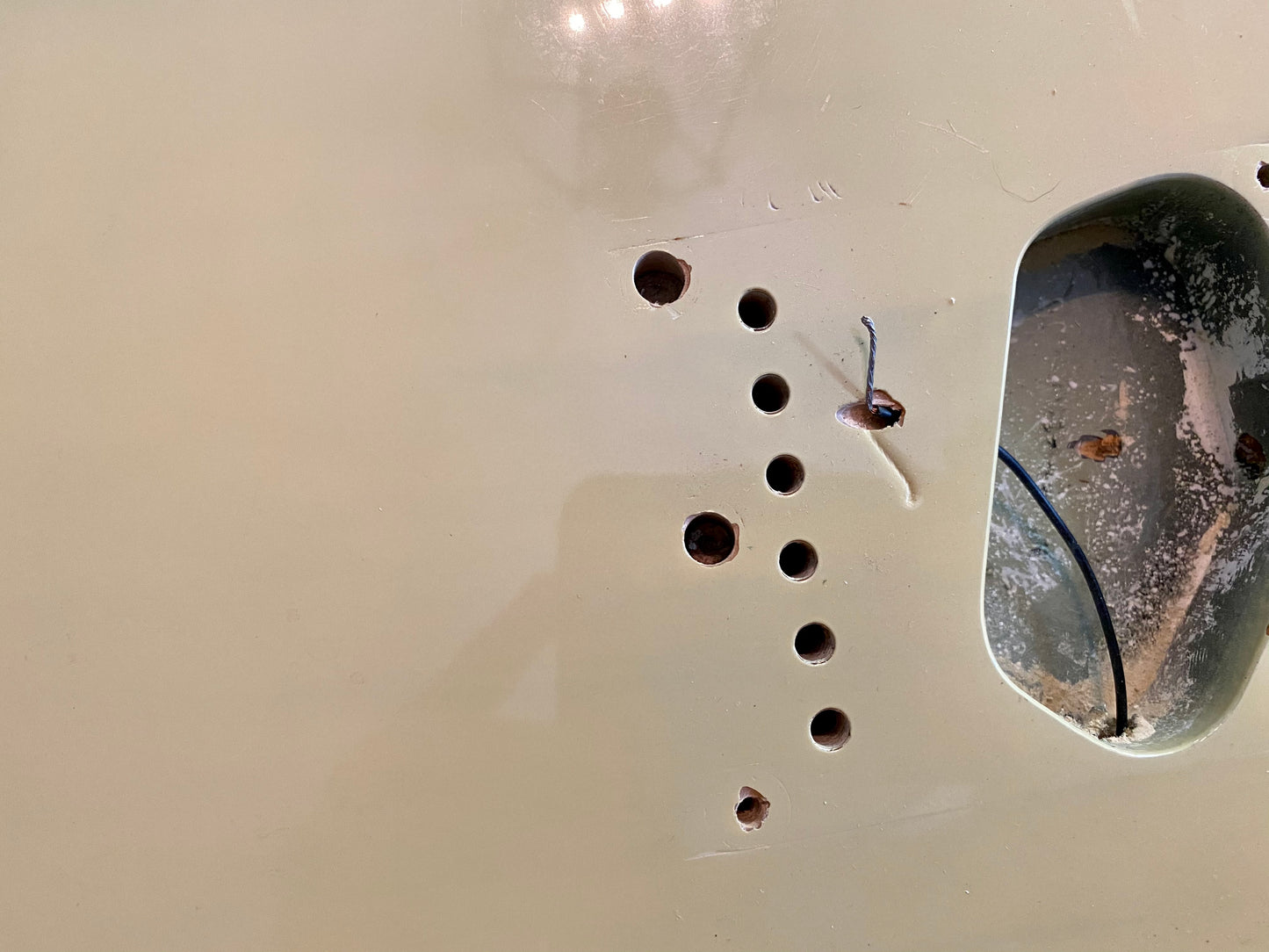 2002 Squier by Fender Standard Series Telecaster Body | See-Through Blonde, Hardware Included