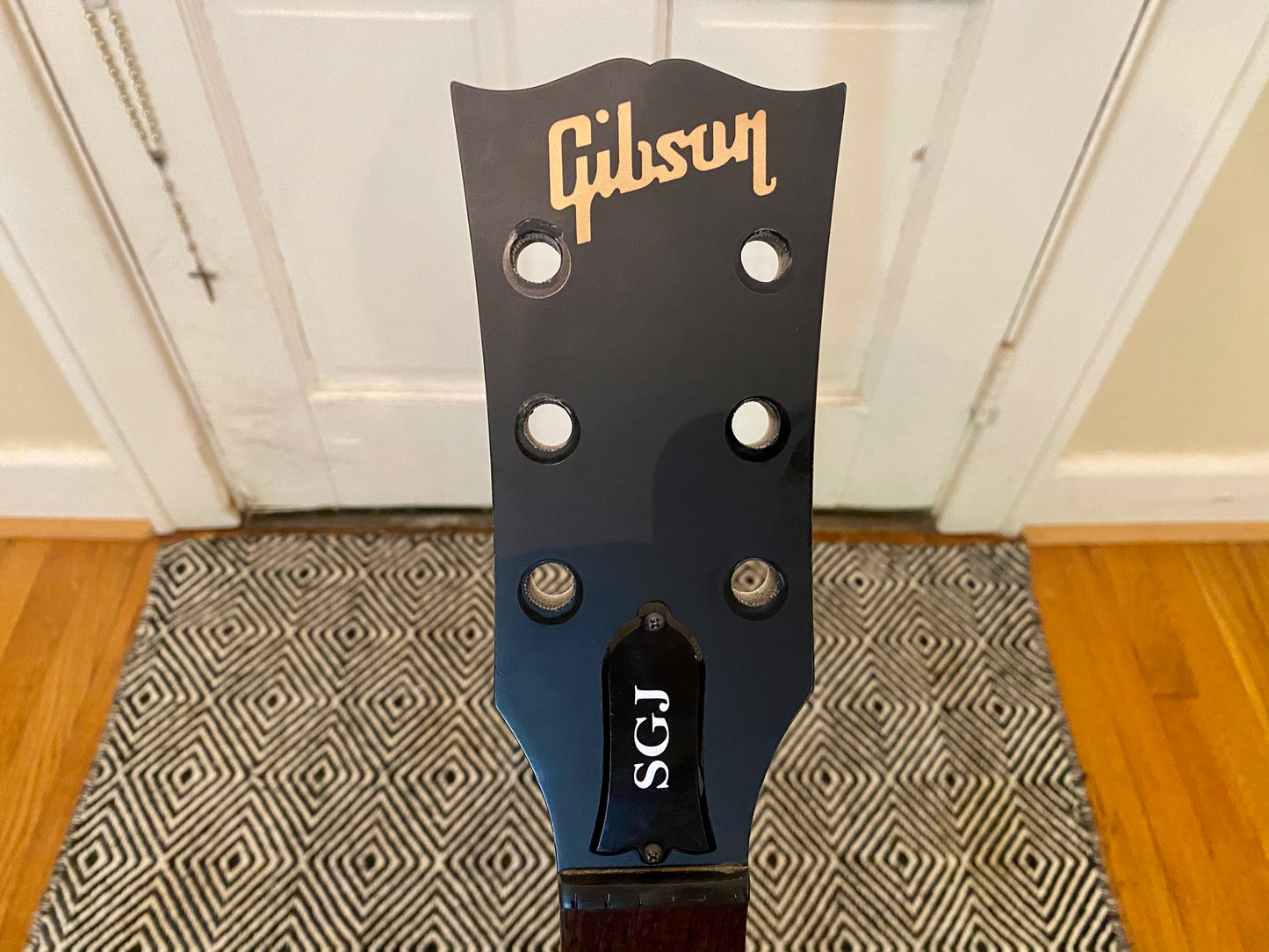 2013 Gibson SGJ Trans White Husk | Dark Rosewood Fretboard, Fantastic Condition