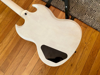 2013 Gibson SGJ Trans White Husk | Dark Rosewood Fretboard, Fantastic Condition