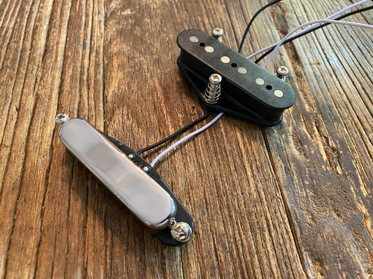 Squier Paranormal OffSet Telecaster Pickup Set | Long Leads w/ Screws, and Springs