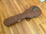 Gibson USA TKL Les Paul Hard Case | Brown & Pink w/ Pink Shroud, Soft Handle, Combo Lock