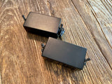 Gibson 490R 490T Humbucker Set | Black Plastic Covers, Quick Connect