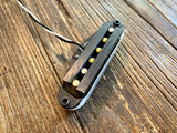 2 x Fender (MIM) Stratocaster Single Coil Pickups (Neck & Bridge) | White Covers, Springs, Screws