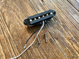 2 x Fender (MIM) Stratocaster Single Coil Pickups (Neck & Bridge) | White Covers, Springs, Screws