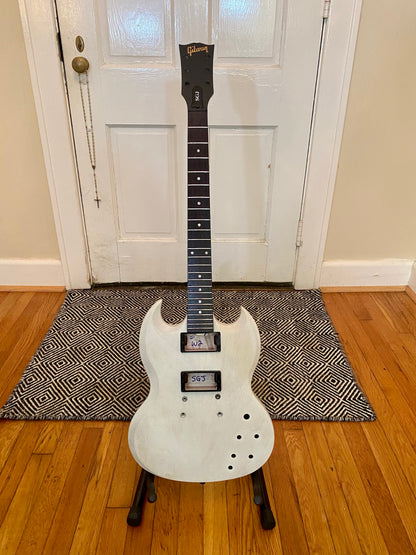 2013 Gibson SGJ Trans White Husk | Dark Rosewood Fretboard, Fantastic Condition